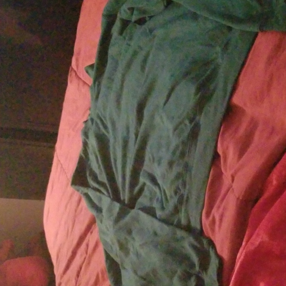 MENSX-LARGE HUNTER GREEN SCANDIA WOODS MOCK NECK!